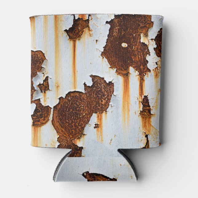 Rafraîchisseur Pour Canette Flux de rouille blanche corrompu (Devant)