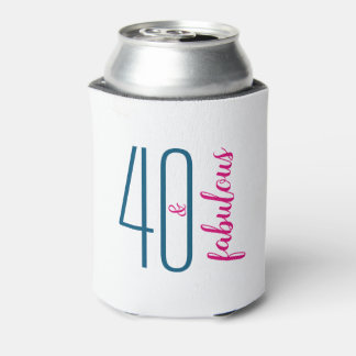 Rafraîchisseur Pour Canette Fofty et Fabulous Anniversaire Can Cooler Cadeau