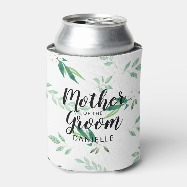 Rafraîchisseur Pour Canette Foliage frais Mère de la chambre Monogrammé (Can devant)