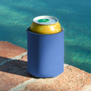 Rafraîchisseur Pour Canette Fond bleu texturé visuel calme et simple