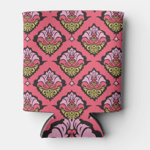 Rafraîchisseur Pour Canette Fond d'écran couleur bleu Oriental Damask Floral