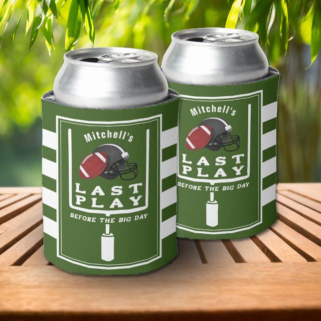 Rafraîchisseur Pour Canette Football Bachelor Party Jouer Dernier avant le gra (Football Bachelor Party Last Play Before Big Day Can Cooler
)