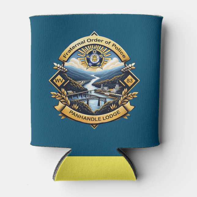 Rafraîchisseur Pour Canette FOP Lodge 83 Can Coozie (Devant)