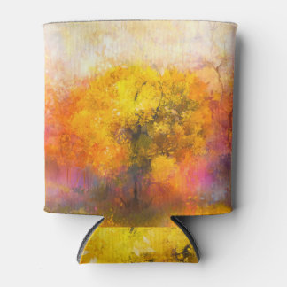 Rafraîchisseur Pour Canette Forêt d'automne : Aquarelle douce Illustration.