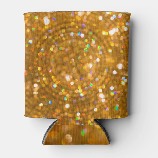 Rafraîchisseur Pour Canette Forêt de Noël : Papier peint d'hiver Silhouette. (Devant)