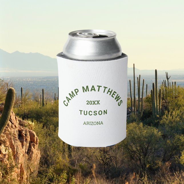 Rafraîchisseur Pour Canette Forêt Green Crest Famille Camping Voyage (Créateur téléchargé)