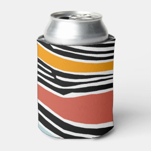 Rafraîchisseur Pour Canette Formes abstraites colorées avec design d'impressio