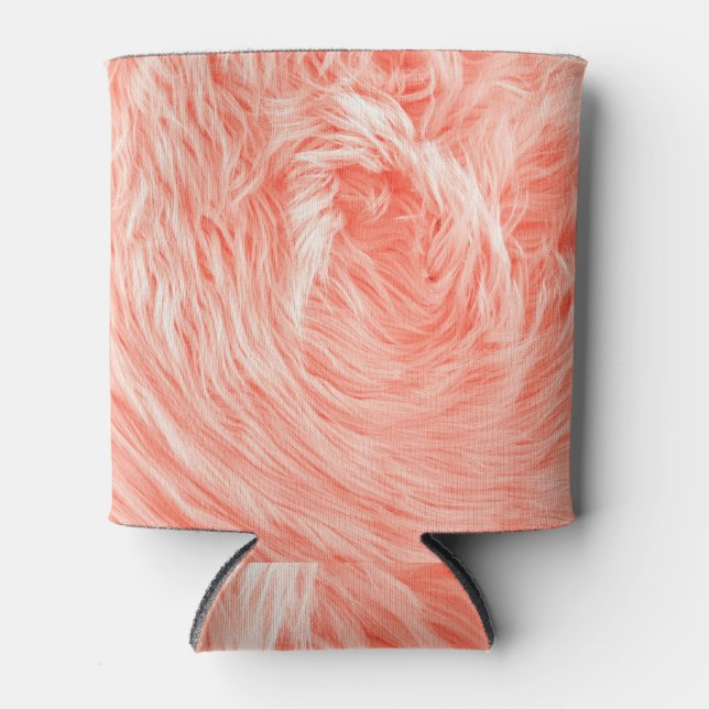 Rafraîchisseur Pour Canette Fourrure de farine de corail : Tendance 2019. (Devant)