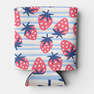 Rafraîchisseur Pour Canette Framboise Art : Motif doux sans couture