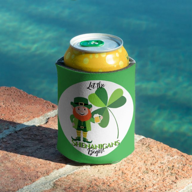 Rafraîchisseur Pour Canette Fredonnements Lutins Trèfle Saint-Patrick (Piscine in situ)