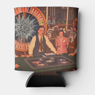 Rafraîchisseur Pour Canette Fremont Street, Las Vegas, Nevada, Casino Vintage