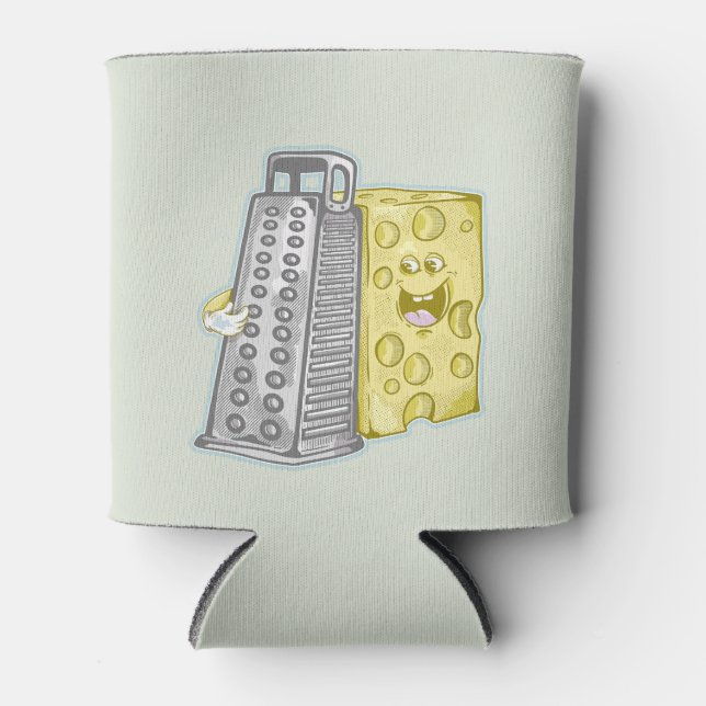 Rafraîchisseur Pour Canette Fromage et fromage amusant (Devant)