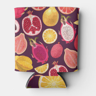 Rafraîchisseur Pour Canette Fruit exotique : coloré sans soudure motif