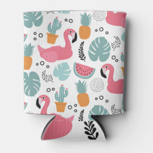 Rafraîchisseur Pour Canette Fruits tropicaux : motif répétitif.