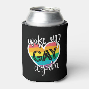 Rafraîchisseur Pour Canette Fun auto-ironique mois de la fierté réveillé gay à