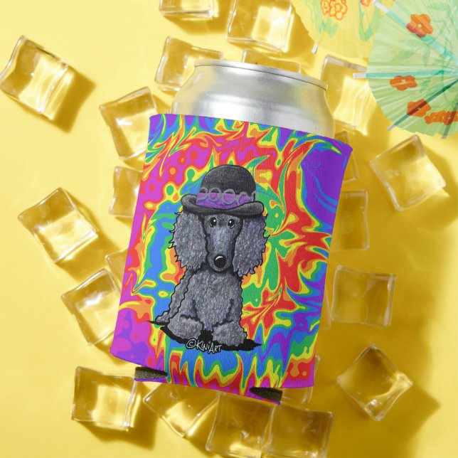 Rafraîchisseur Pour Canette Funky Black Poodle (Été in situ)