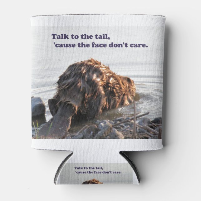 Rafraîchisseur Pour Canette Funny Beaver (Devant)