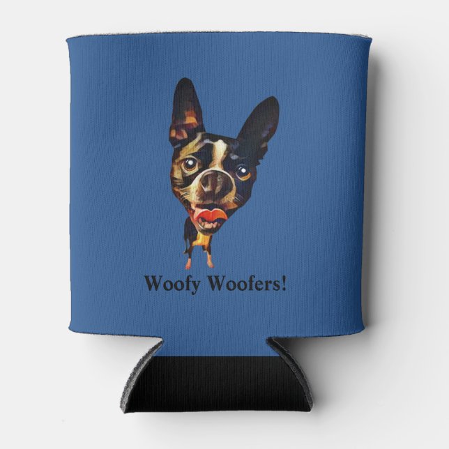 Rafraîchisseur Pour Canette Funny Boston Terrier peut refroidir (Devant)