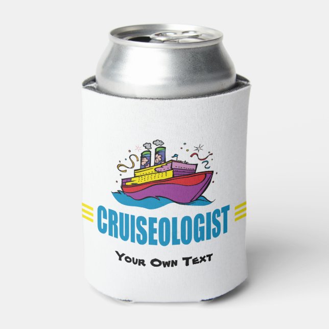 Rafraîchisseur Pour Canette Funny Cruise Ship (Can devant)