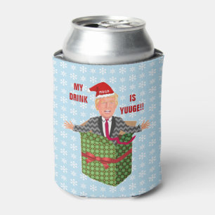 Rafraîchisseur Pour Canette Funny Donald Trump Noël Yuge Boisson Humour