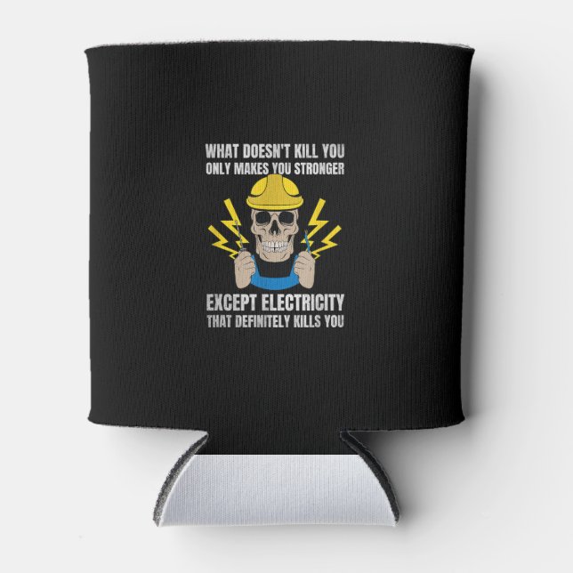 Rafraîchisseur Pour Canette Funny Electricien Cadeau Ingénieur électrique (Devant)