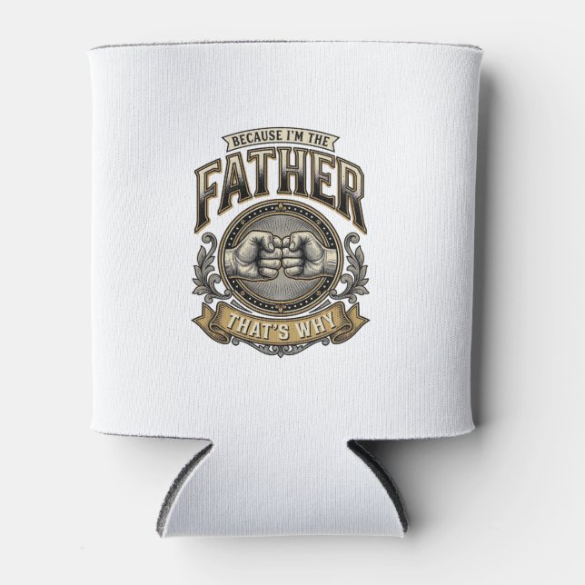 Rafraîchisseur Pour Canette Funny Father Fist Bump Vintage Engraving Shirt Des (Devant)