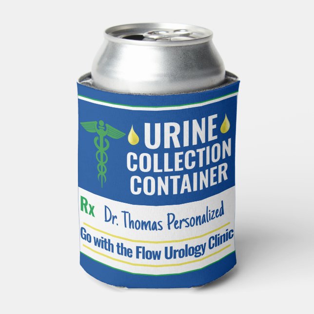 Rafraîchisseur Pour Canette Funny Novelty Doctor Nurse Collection d'urine pers (Can devant)