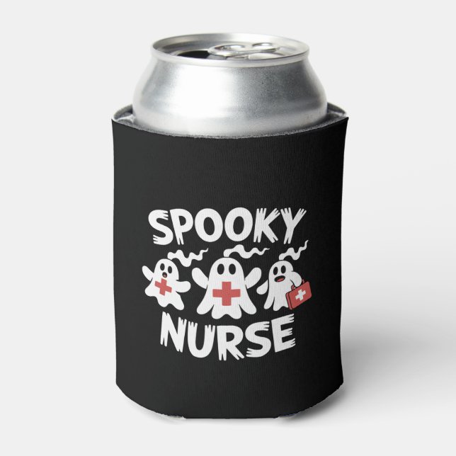 Rafraîchisseur Pour Canette Funny Nurse Halloween (Can devant)