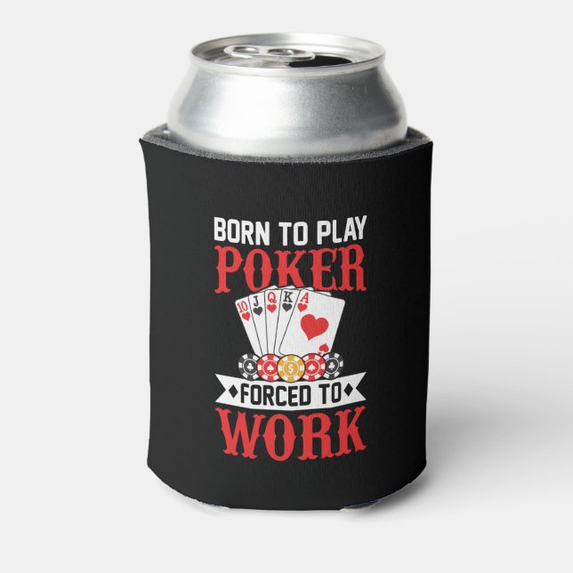 Rafraîchisseur Pour Canette Funny poker word art  (Can Dos)