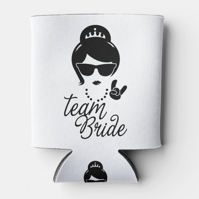 Rafraîchisseur Pour Canette Funny Team Bride Gift for Bachelorette Party (Devant)