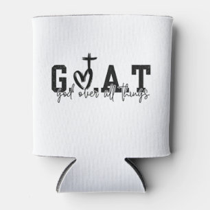 Rafraîchisseur Pour Canette G.O.A.T Dieu sur toutes les choses Christian Jésus