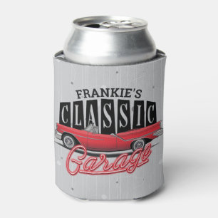 Rafraîchisseur Pour Canette Garage de voiture classique personnalisé Faux Néon