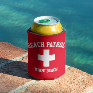 Rafraîchisseur Pour Canette Garde-vie de patrouille de plage Personnaliser Can