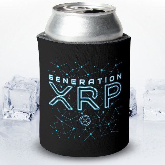 Rafraîchisseur Pour Canette Génération de crypto-monnaie XRP Crypto Blockchain (Créateur téléchargé)