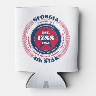Rafraîchisseur Pour Canette Géorgie State Pride Monogramme personnalisé