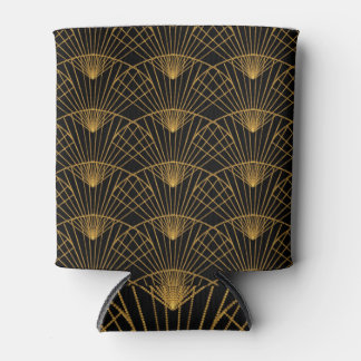 Rafraîchisseur Pour Canette Glamour Art Déco : Ventilateur D'Or.