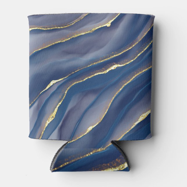 Rafraîchisseur Pour Canette Gold Line : Luxe Abstrait Inkscape (Devant)