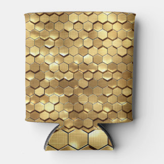 Rafraîchisseur Pour Canette Golden Honeycomb 3D Render Texture