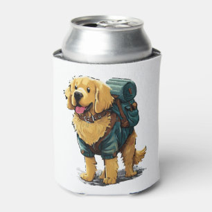 Rafraîchisseur Pour Canette Golden Retriever Randonnée et Camping