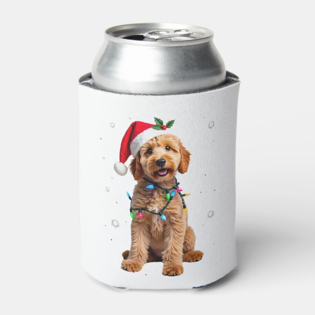 Rafraîchisseur Pour Canette Goldendoodle Dog Tree Christmas Sweater Xmas Pet D (Can devant)
