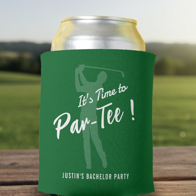Rafraîchisseur Pour Canette Golf Bachelor Party It's Time to Par-Tee (Créateur téléchargé)