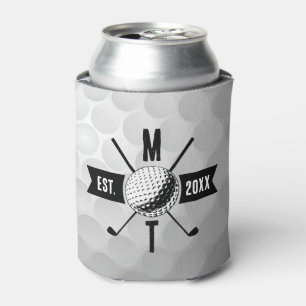 Rafraîchisseur Pour Canette Golf Ball Texture & Club Premier Monogramme