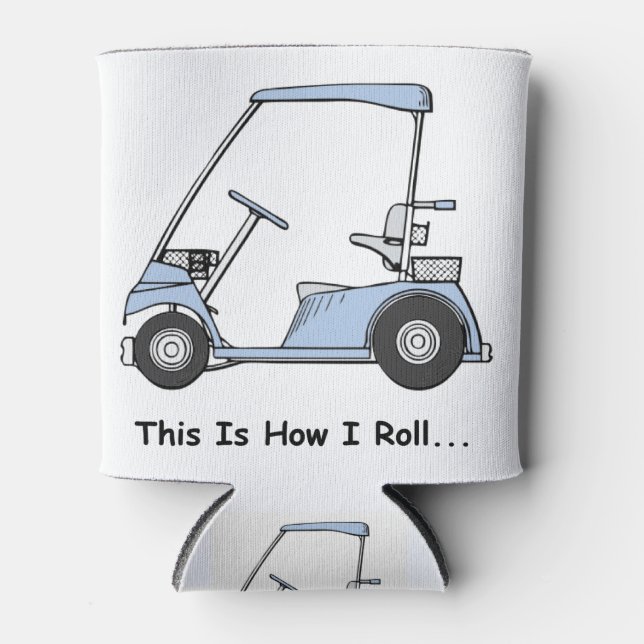 Rafraîchisseur Pour Canette Golf C'est comme ça que je roule (Devant)