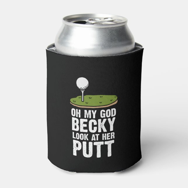Rafraîchisseur Pour Canette Golf Dit Drôle Regardez son putt (Can devant)