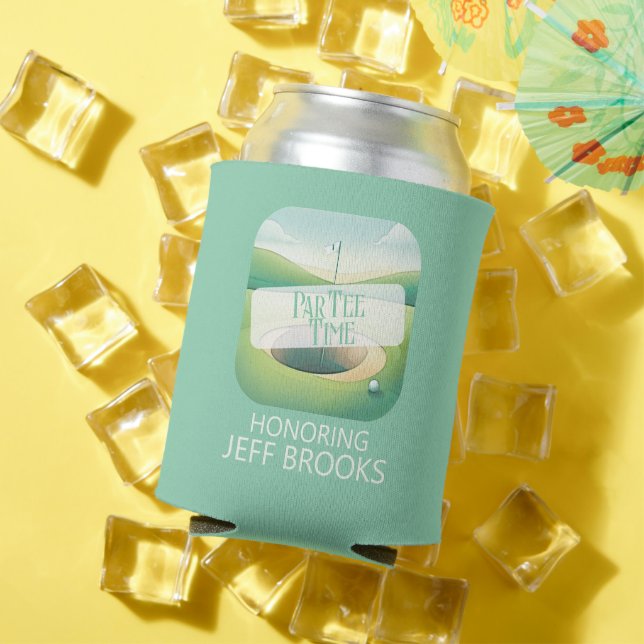 Rafraîchisseur Pour Canette Golf Thème Green Party (Été in situ)