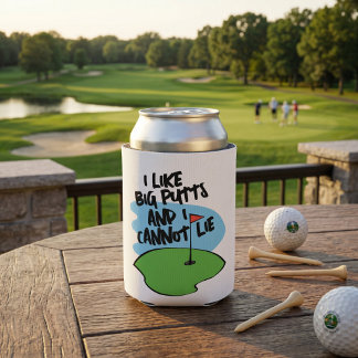 Rafraîchisseur Pour Canette Golfeur J'aime les Grands Putt et Je ne peux pas M