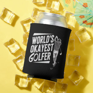 Rafraîchisseur Pour Canette Golfeur moyen du monde amateur de golf drôle de go