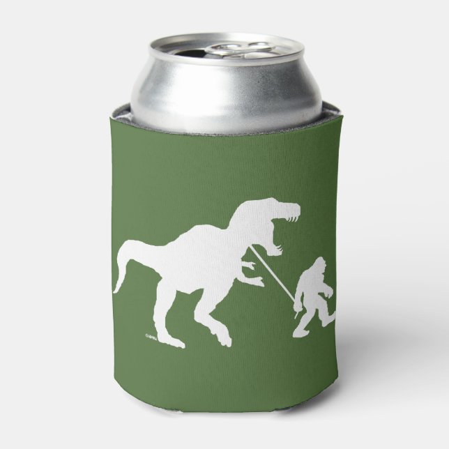 Rafraîchisseur Pour Canette Gone Squatchin avec T-rex (Can devant)