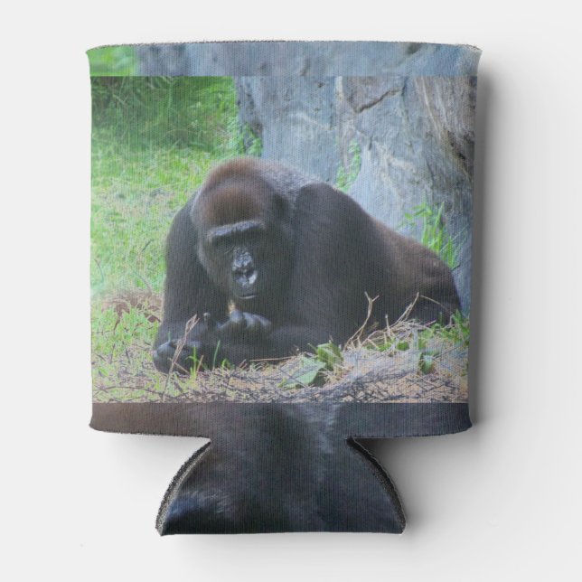 Rafraîchisseur Pour Canette Gorilla noire (Devant)