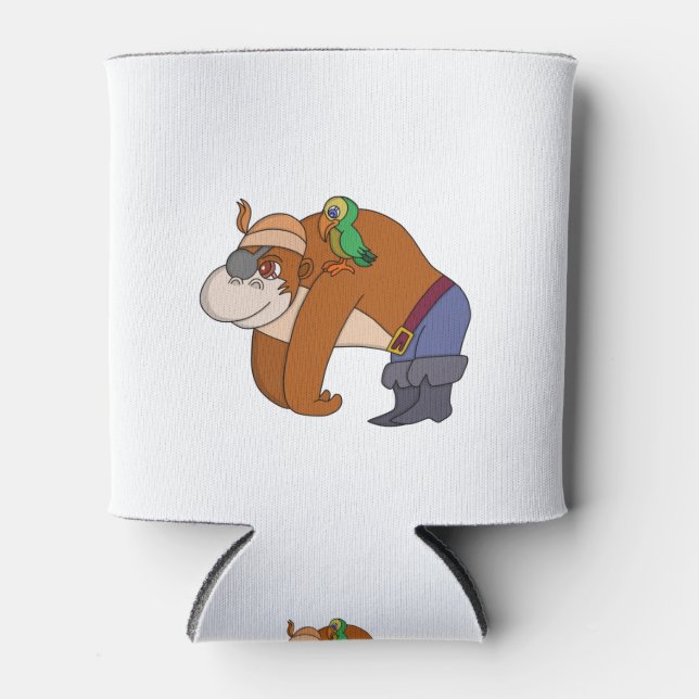 Rafraîchisseur Pour Canette Gorilla Pirate (Devant)